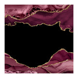 Burgundy & Gold Agate Texture 18  (Print Only) thumbnail