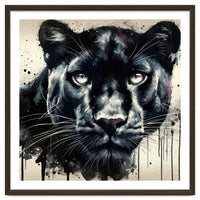 Watercolor Panther