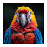 Close Up Portrait Of A Colorful Macaw Parrot (Print Only) thumbnail