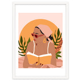 Bohemian Summer, Modern Boho Girl Reader, Books Read Self Care Self Love, Travel Hippie Nomad Black Woman thumbnail