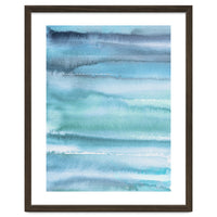 Gradient Watercolor Sea Blue