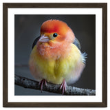 Beautiful Bird With Vibrant Orange And Yellow Plumage thumbnail