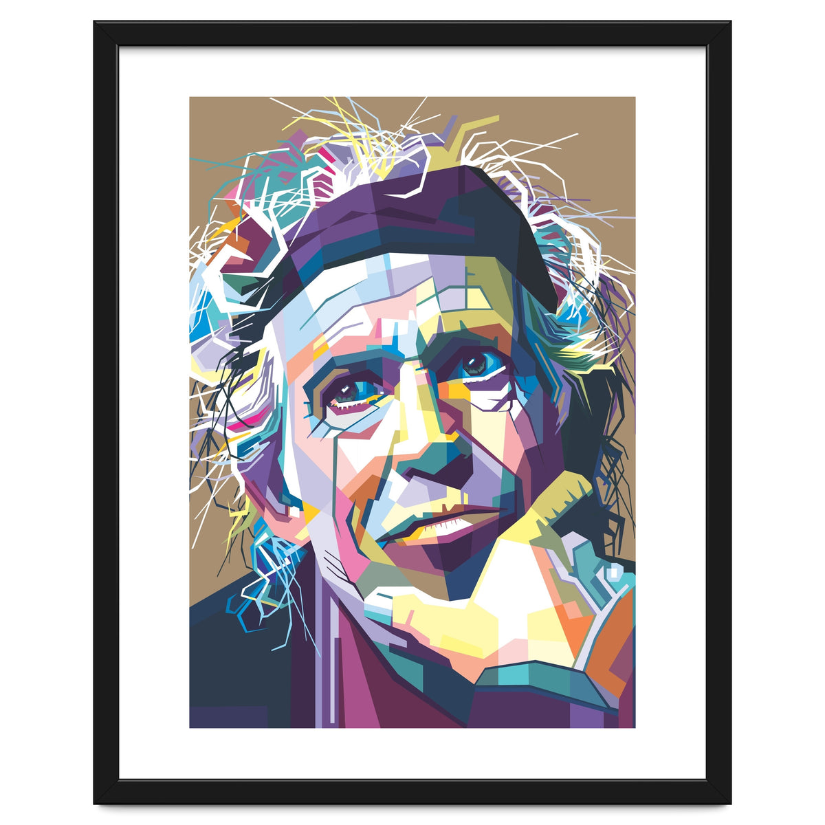 K Richards Pop Art WPAP