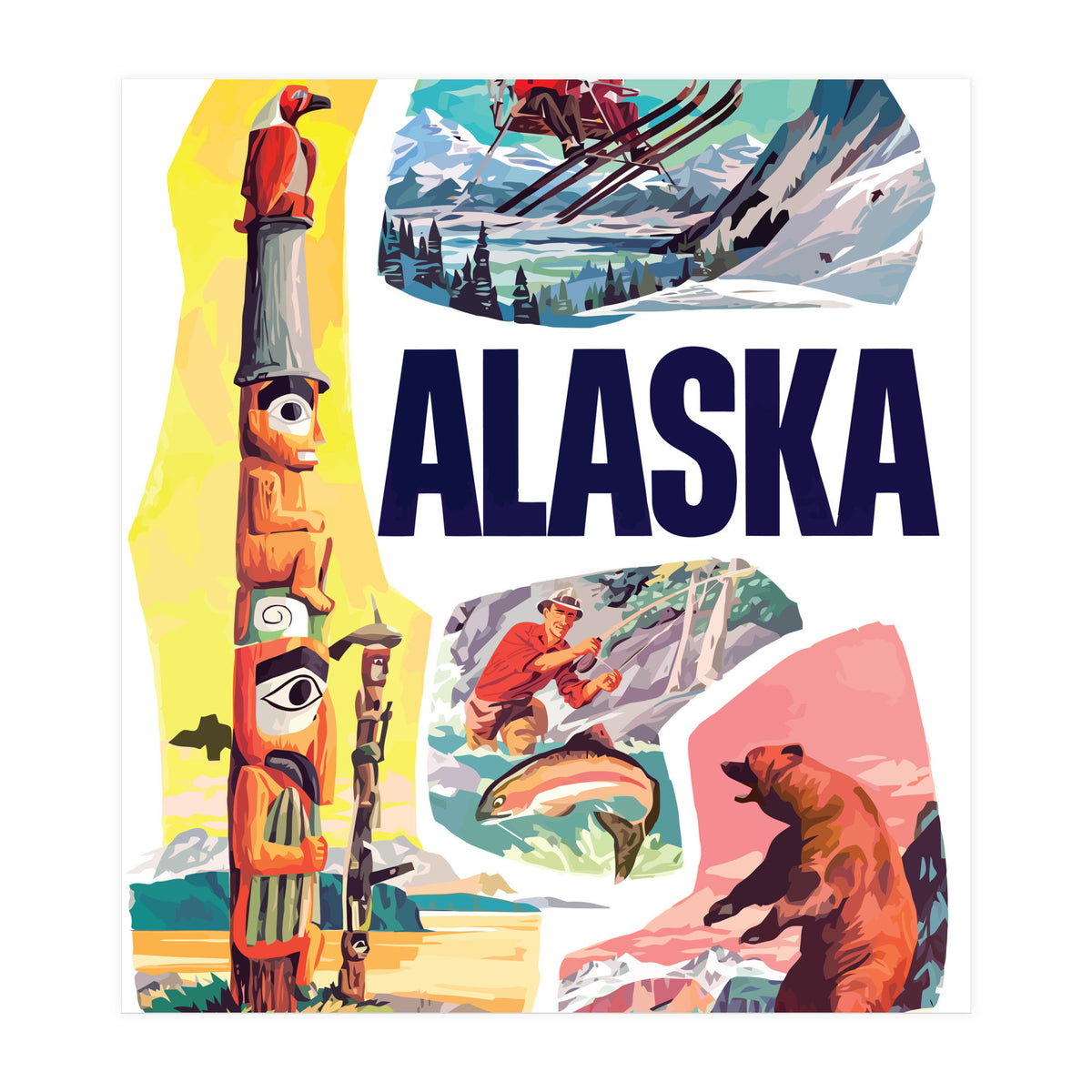 Alaska, Tourist Attractions (Print Only)