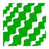 Green Wavy (Print Only) thumbnail
