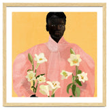 Girl Holding Flowers 2 thumbnail