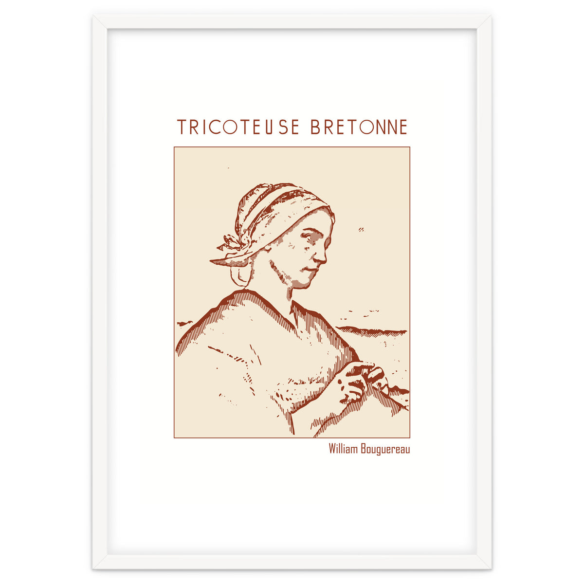 Tricoteuse Bretonne – William Bouguereau