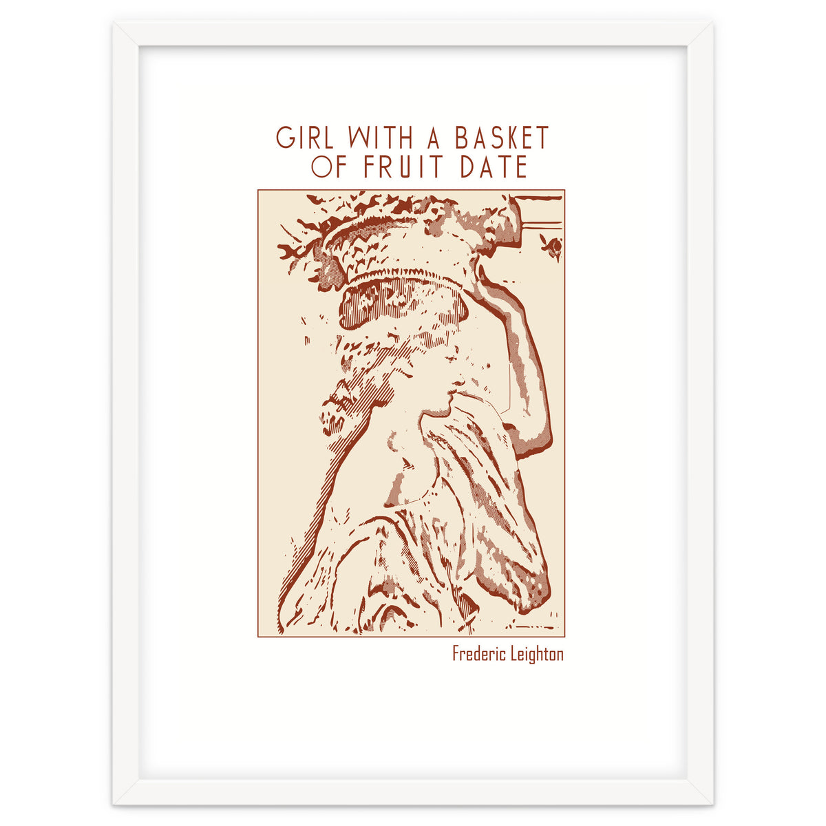 Girl With A Basket Of Fruit Date – Frederic Leig