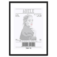 Receipt Art Adele