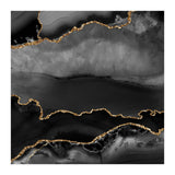Black & Gold Agate Texture 02 (Print Only) thumbnail