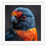 Close Up Portrait Of A Colorful Parrot thumbnail