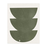 GREEN WATERCOLOR SHAPES NO.3 (Print Only) thumbnail