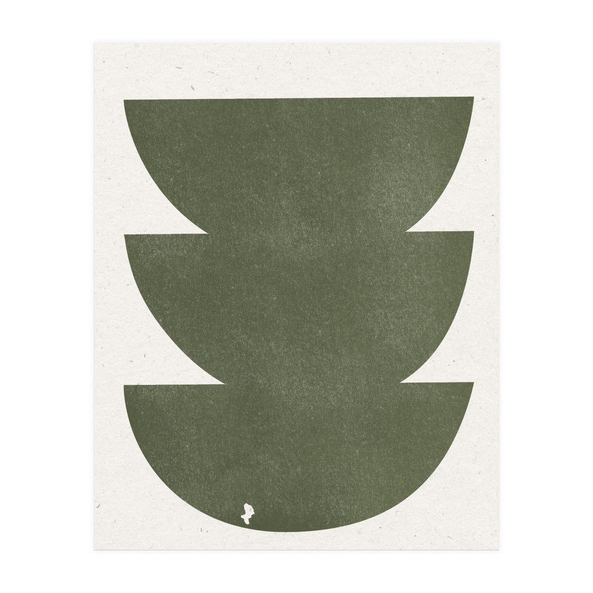 GREEN WATERCOLOR SHAPES NO.3 (Print Only)