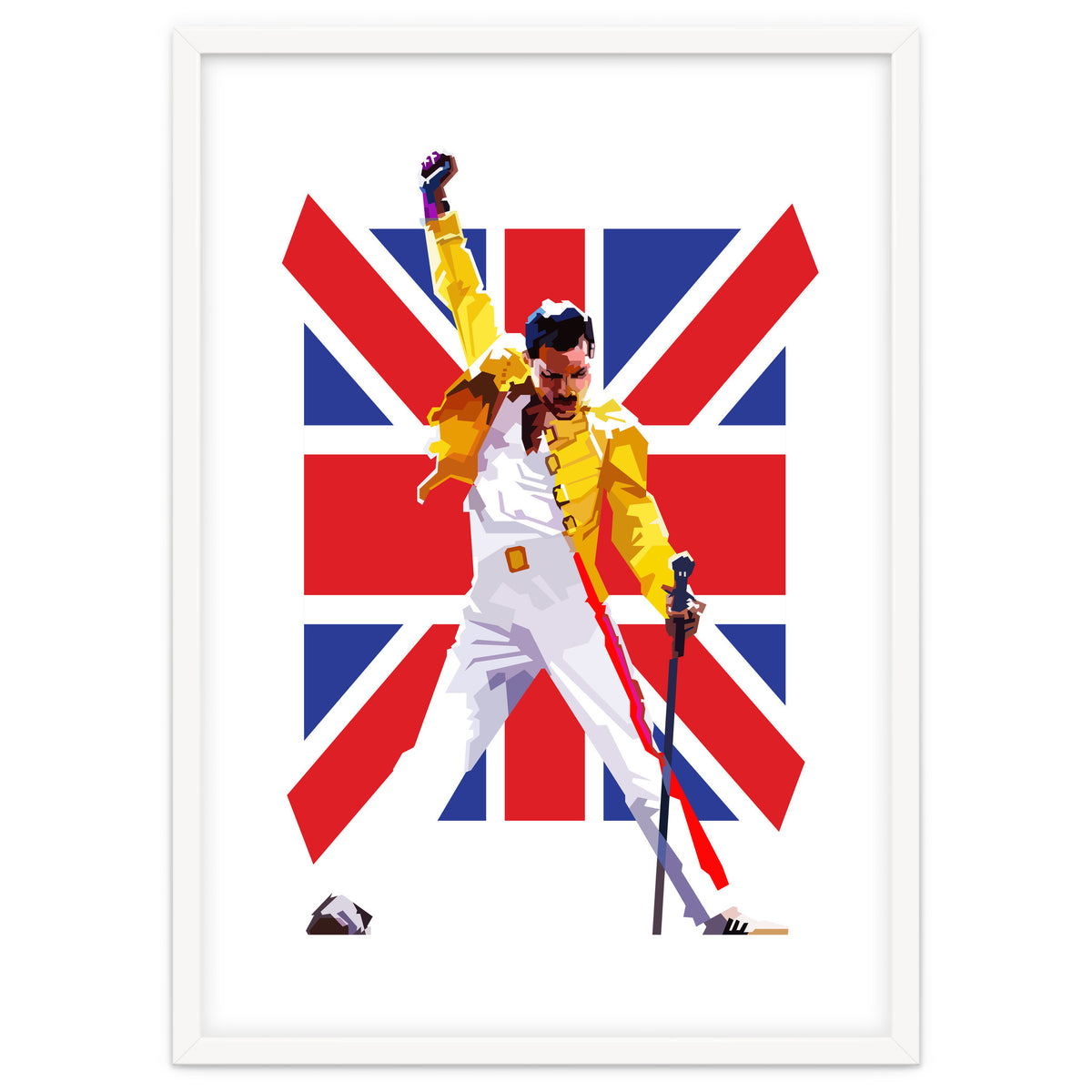 Pop Art Freddie Mercury Icon Rock Music