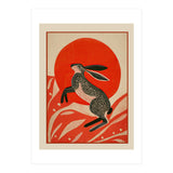 Hare And The Red Sun (Print Only) thumbnail