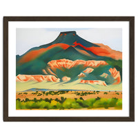 Georgia O’Keeffe – My Front Yard, Summer (1941) | Vibrant Southwestern Landscape in Modernist Style
