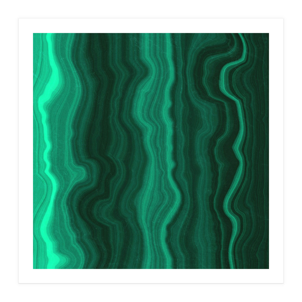 Malachite Texture 04 (Print Only)