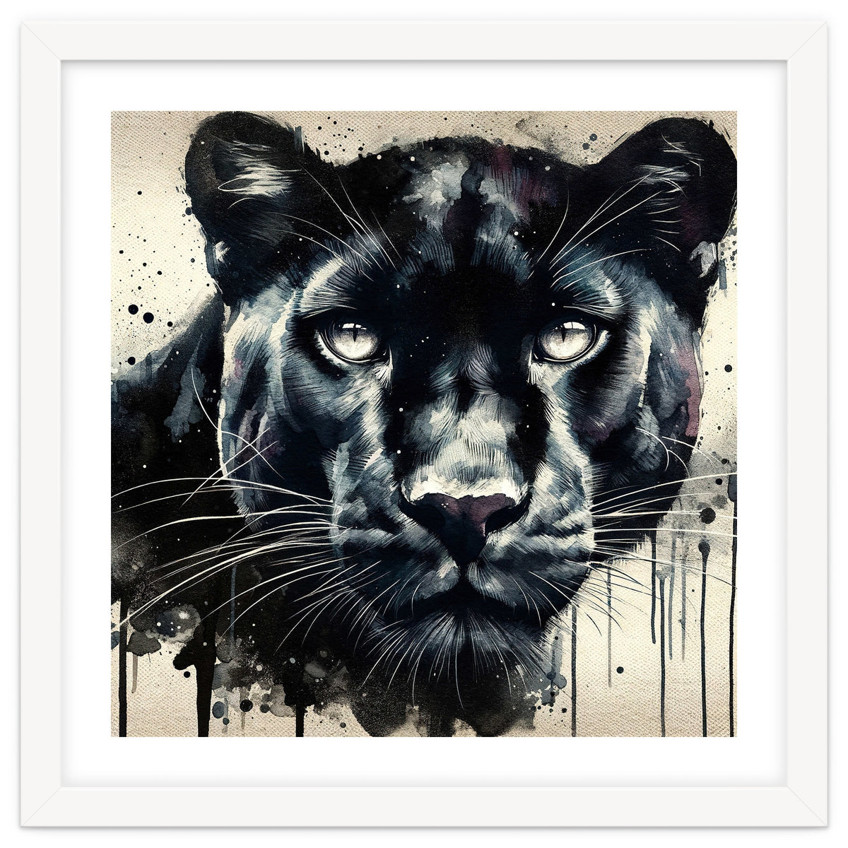 Watercolor Panther
