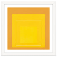 JOSEF ALBERS - HOMAGE TO THE SQUARE ORANGE YELLOW