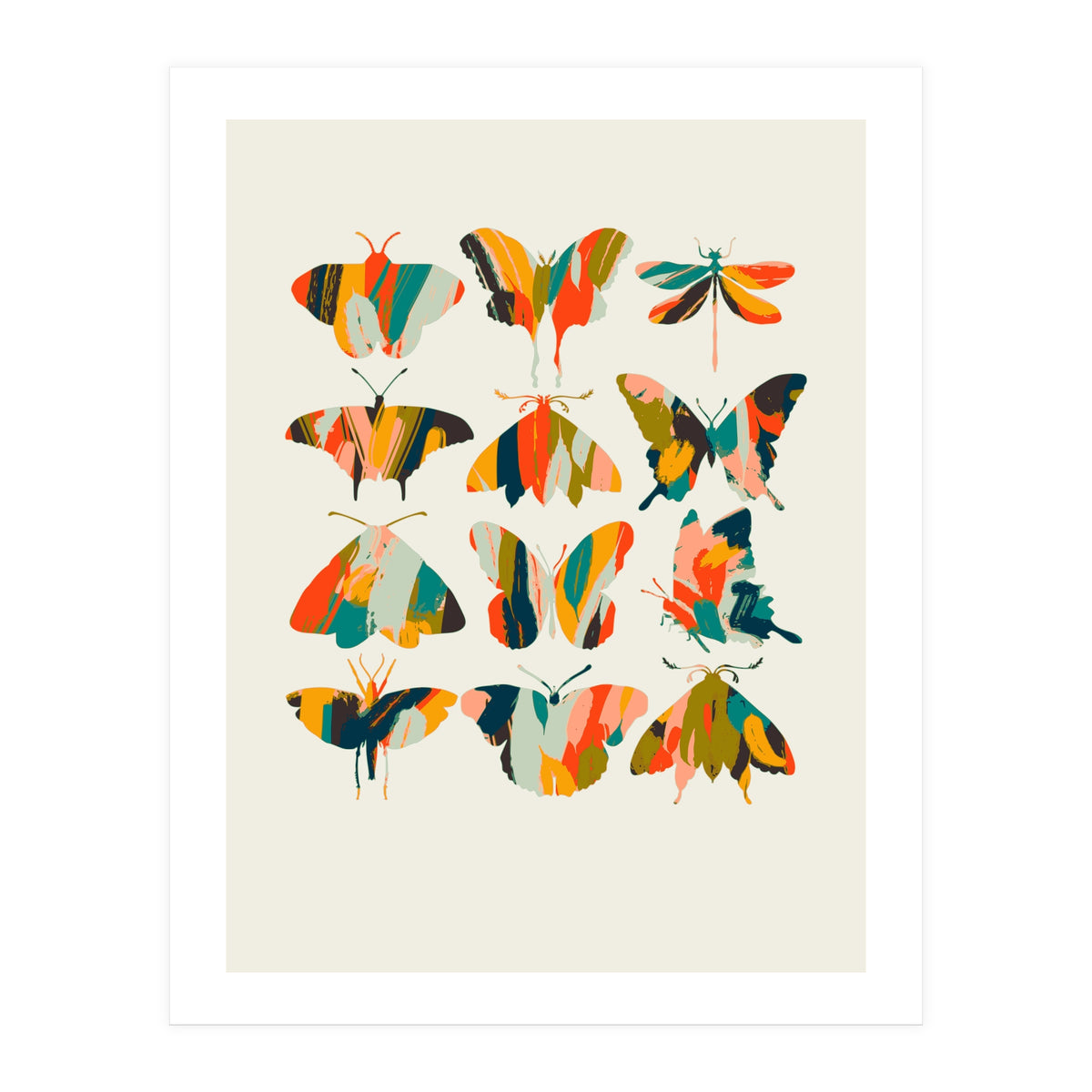 Colorful Butterflies (Print Only)