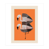 Tangerine Flamingos (Print Only) thumbnail