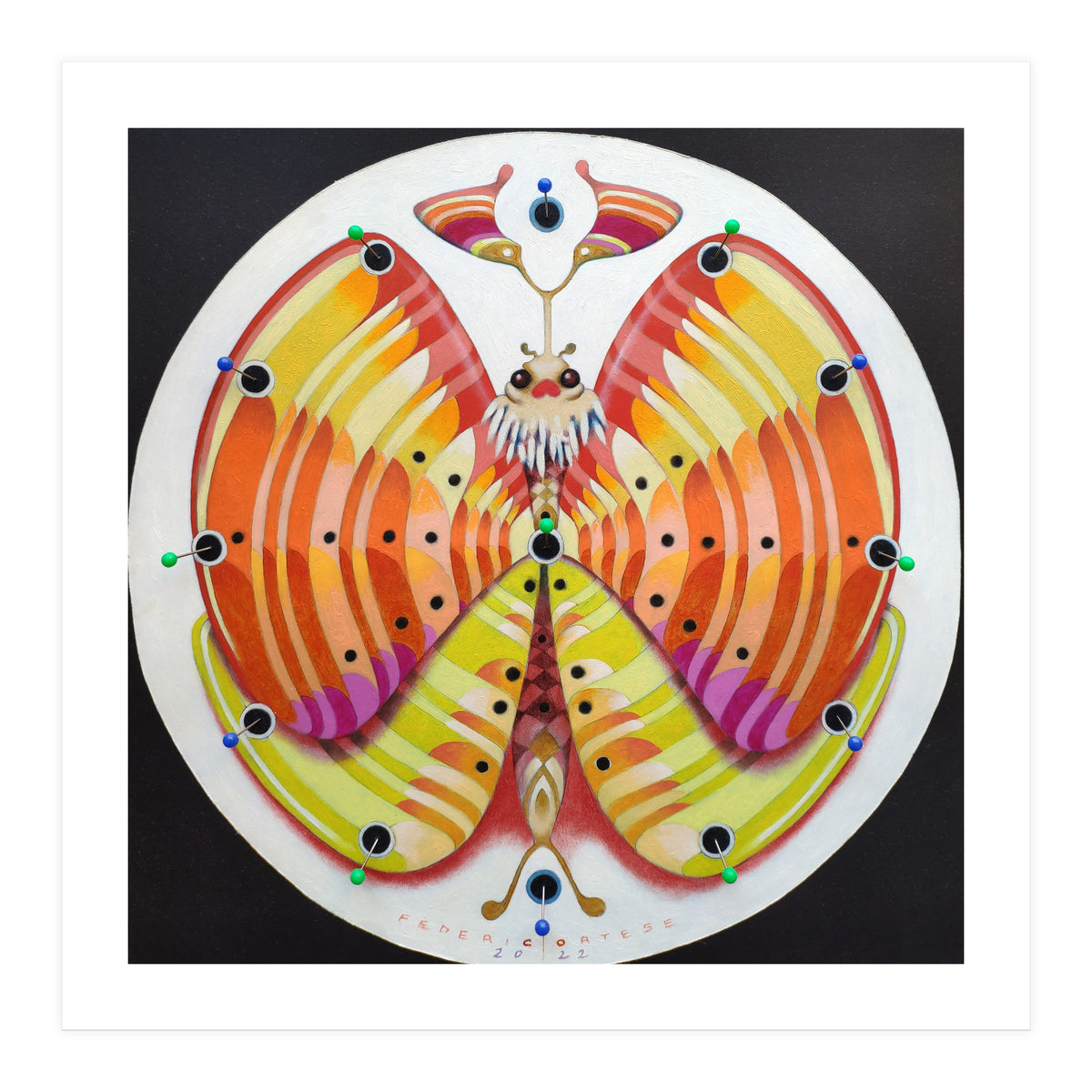 Clock butterfly (Print Only)