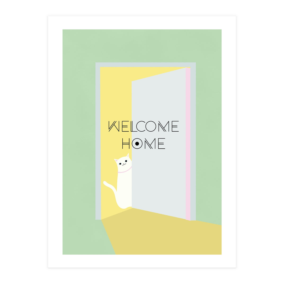 ‎WELCOME HOME - SWEET CAT (Print Only)