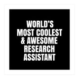 World's most coolest and awesome research assistant (Print Only) thumbnail