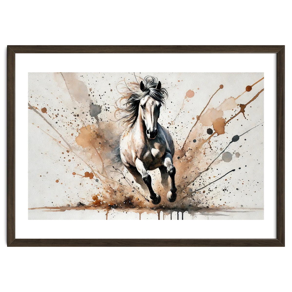 Galloping Horse Front View