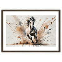 Galloping Horse Front View