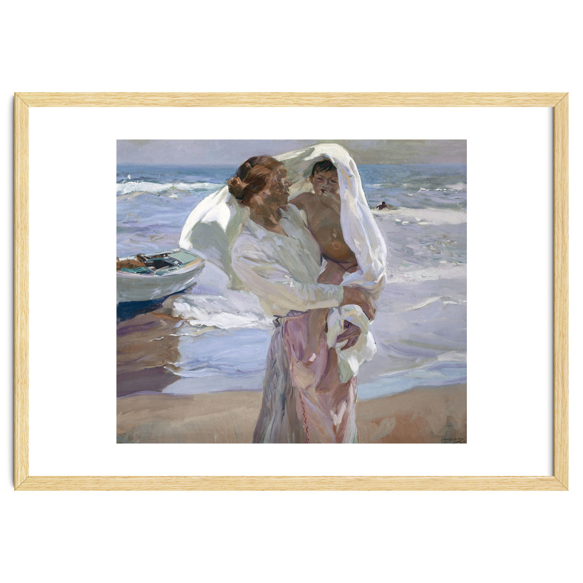 'Just Out of the Sea', 1915, Oil on canvas, 130 x 155 cm.