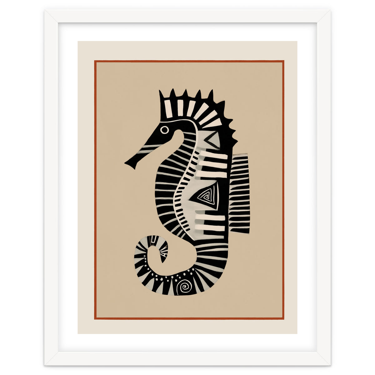 Striped Seahorse II