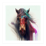 Wild Horse Face Portrait (Print Only) thumbnail