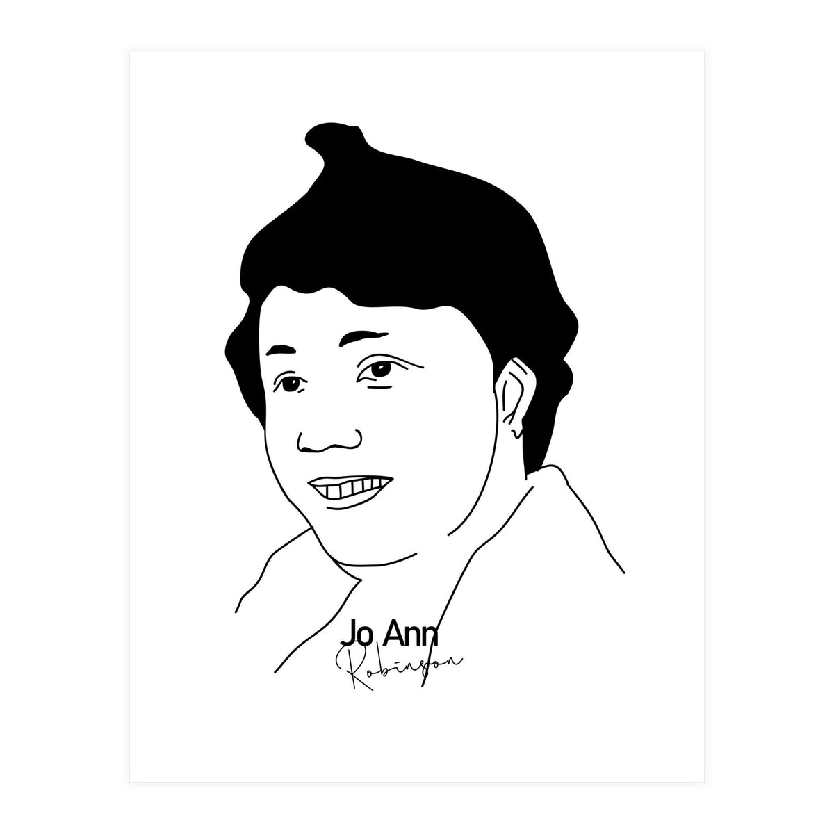 Jo Ann Robinson Civil Rights Movement (Print Only)