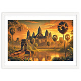 Vintage Cambodia, Angkor Wat Sunrise Poster thumbnail