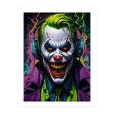 Clown In Headphones (Print Only) thumbnail