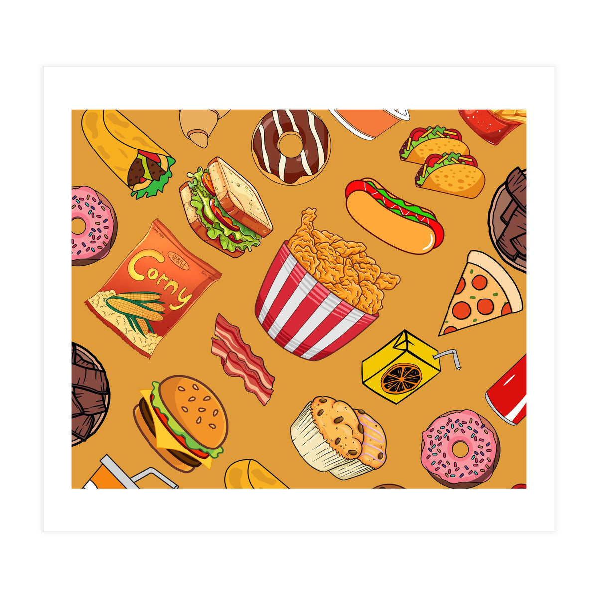 Fast Food 🍔 (Print Only)