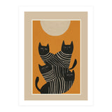 Abstract Black Cats (Print Only) thumbnail