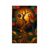 Parrot in Retro Contemporary Aesthetics (Print Only) thumbnail