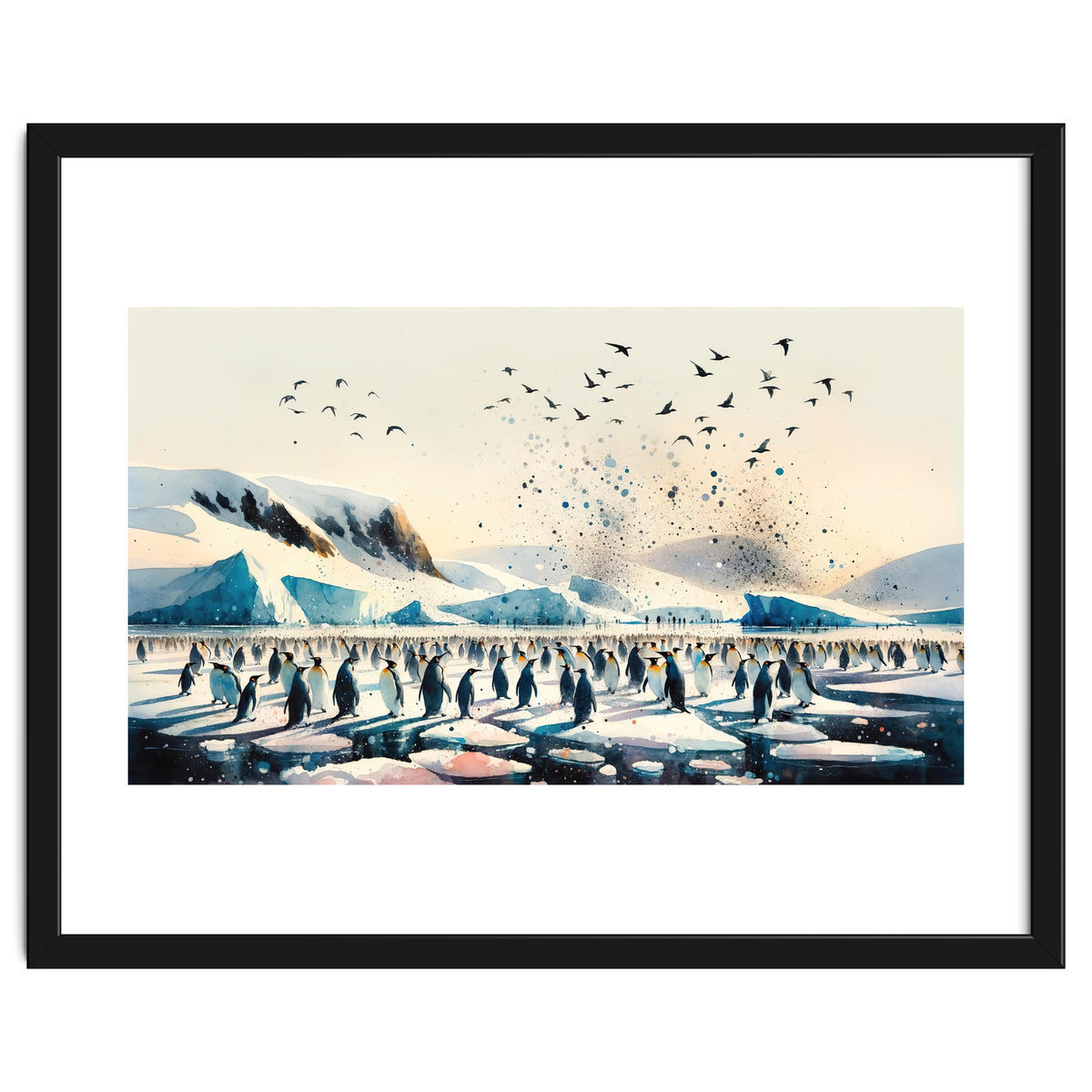 Antarctic Expanse Penguins Path