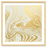 Gold Rush Minimal Illustration, Abstract Shine Luxe Glow Metallic Shimmer Golden Graphic Design thumbnail