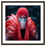Close Up Flamingo Face With Water Droplets thumbnail