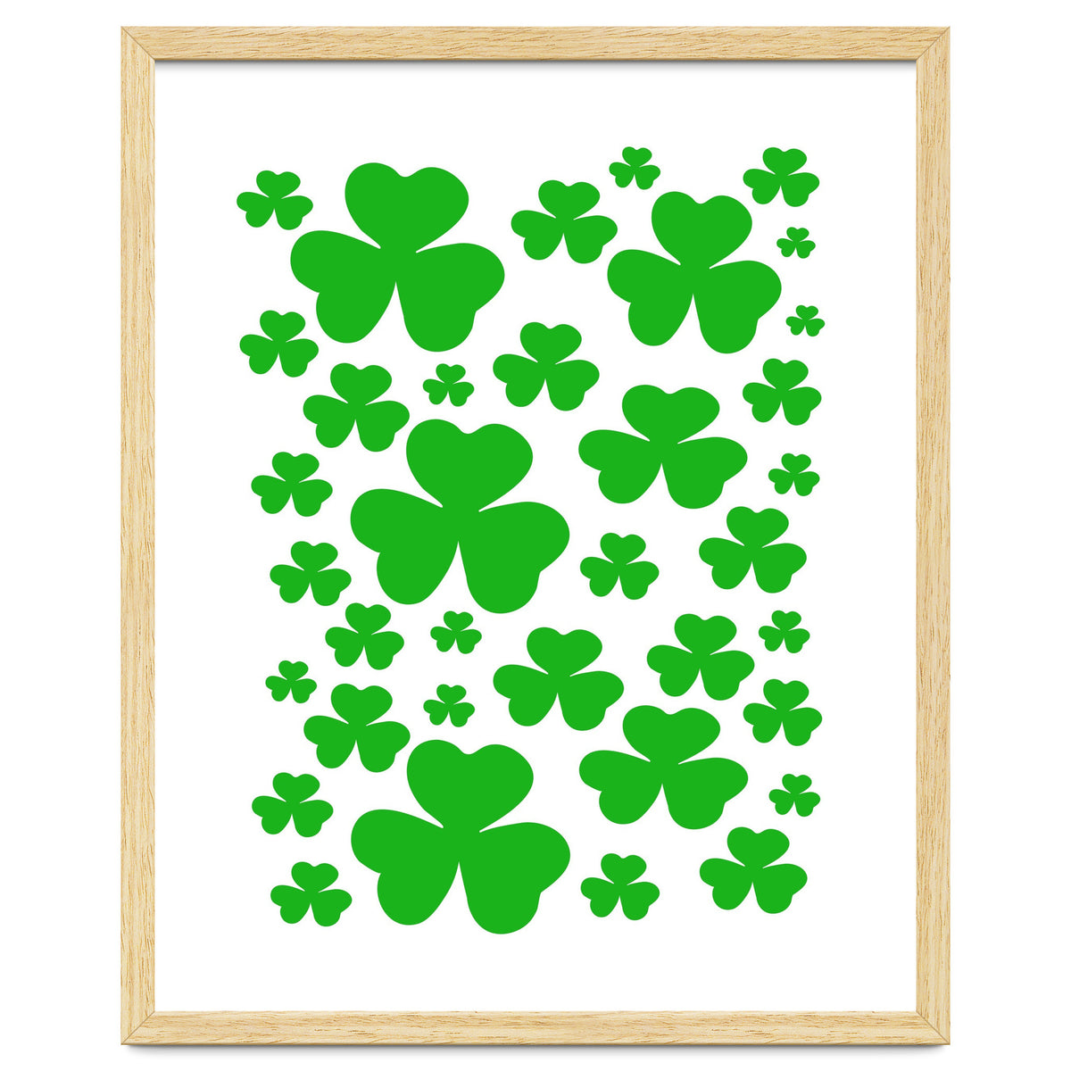 Lucky leaf clovers