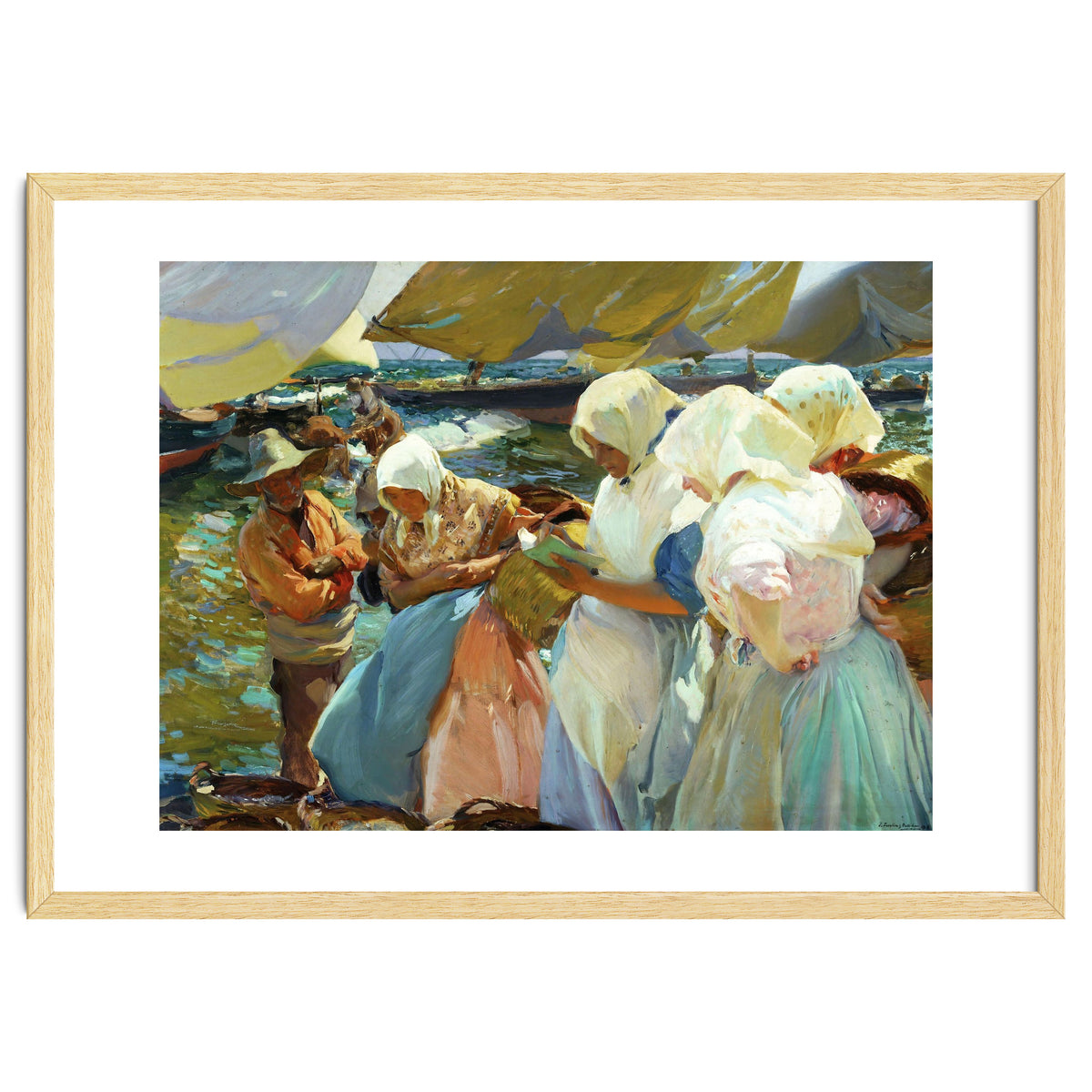 Joaquín Sorolla / 'Women of Valencia at the Beach', 1915, Oil on canvas, 93 x 126 cm.