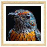 Close Up Of A Colorful Exotic Bird Head thumbnail