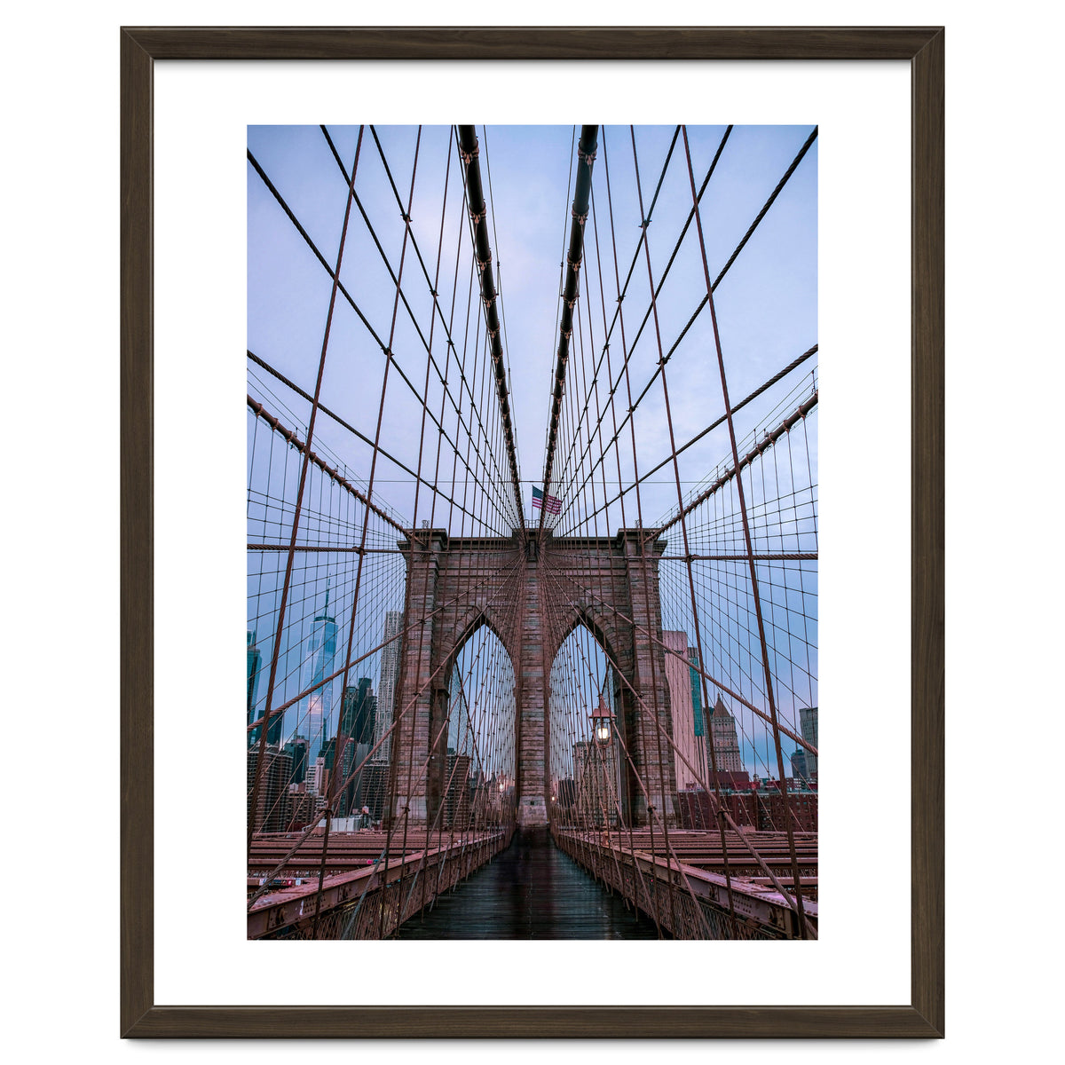 Brooklyn Bridge at Dawn, Iconic New York City Photography