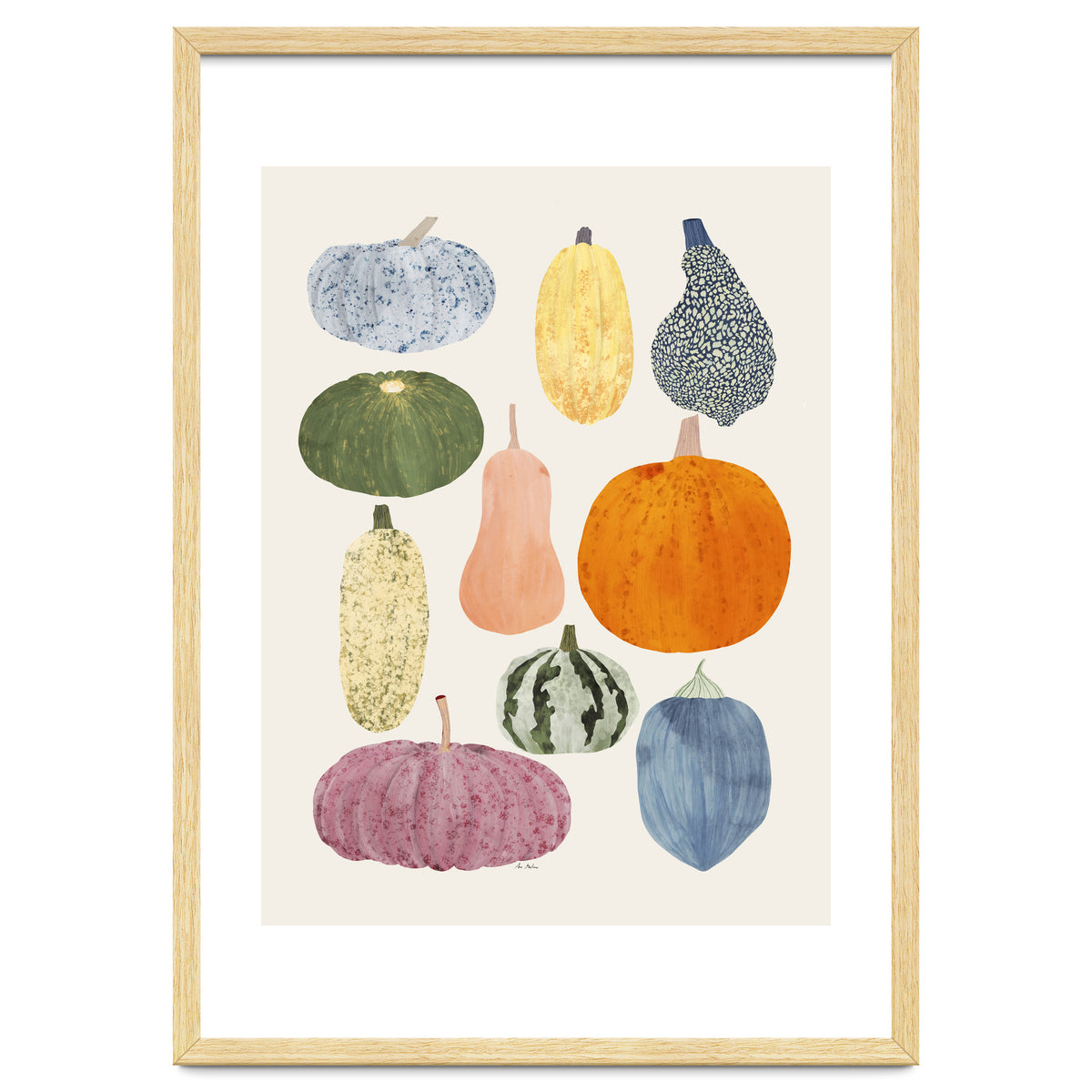 Still Life Of Pumpkins