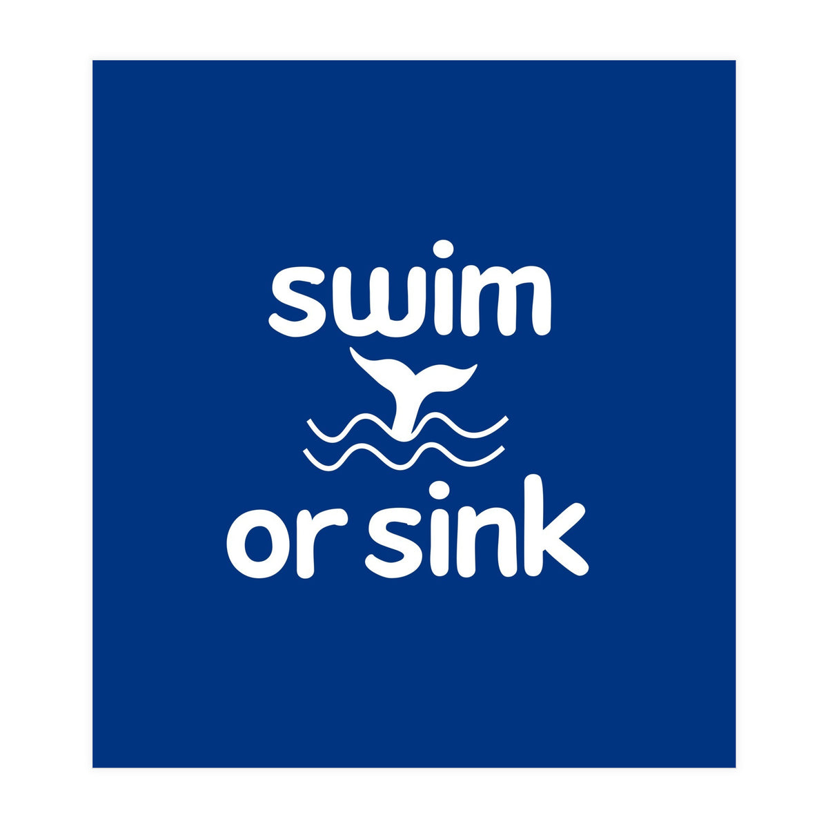 Swimm or sink  (Print Only)