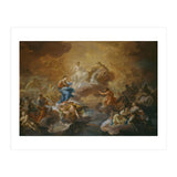 Corrado Giaquinto / 'La Santísima Trinidad, la Virgen y santos', 1755-1756, Italian School. (Print Only) thumbnail