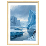 Majestic Arctic Icebergs and Glacial Valley thumbnail